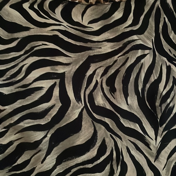 Vintage Notations reversible sleeveless blouse - Picture 3 of 5